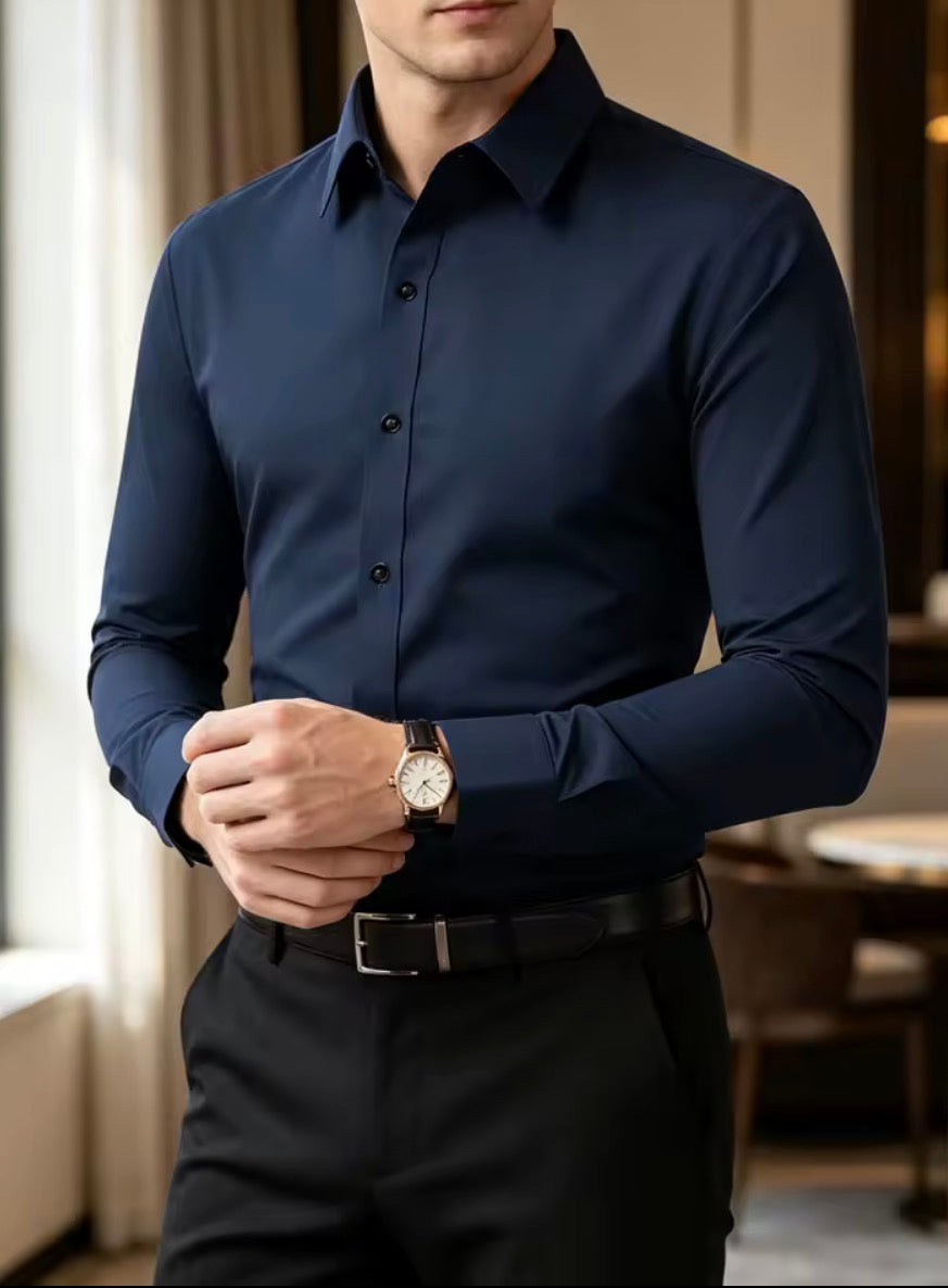 Camisa Elegante, Estilo europeo manga larga.
